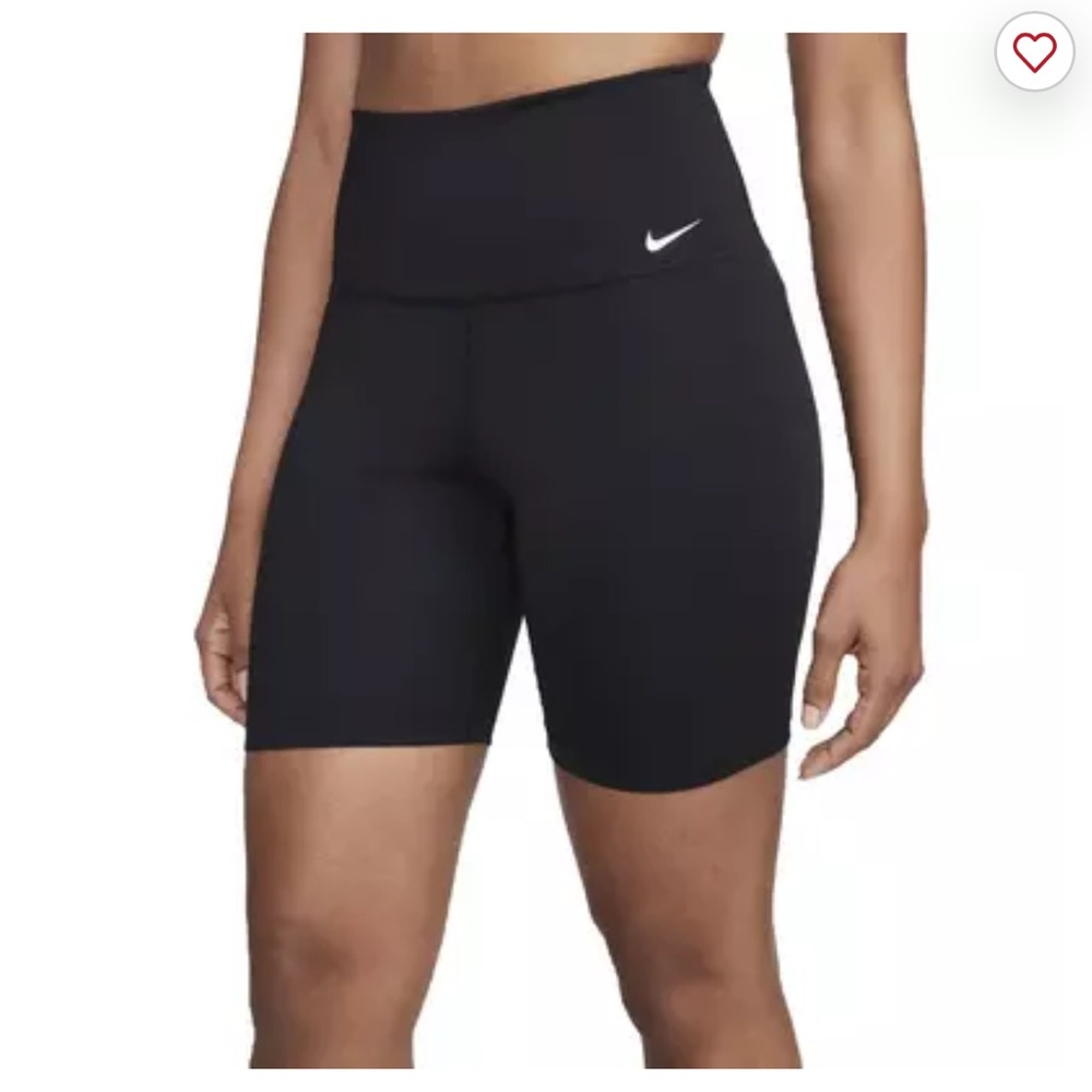 Nike Women's One Dri-FIT High-Waisted 7" Biker Shorts -Black. XS
